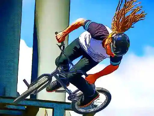 Гульня bmx bikes jigsaw онлайн