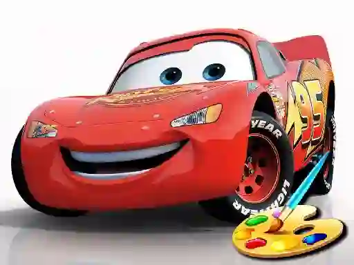 Гульня Disney Cars Coloring Book онлайн