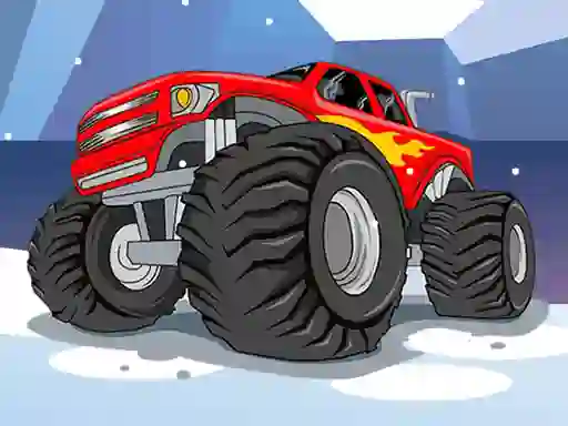 Гульня Monster Truck Wheels Winter онлайн