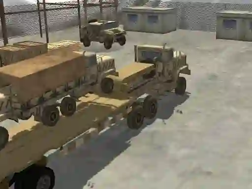 Гульня Transport Army vehicle truck driving онлайн