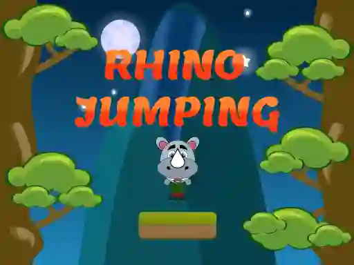 Гульня Rhino Jumping онлайн