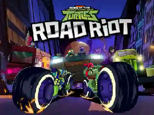 Гульня Rise of the Teenage Mutant Ninja Turtles Road Riot онлайн