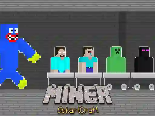 Гульня Miner GokartCraft онлайн