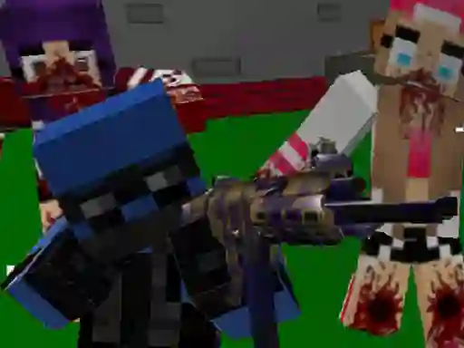 Гульня Blocky Combat Special Forces: Zombie Apocalypse онлайн