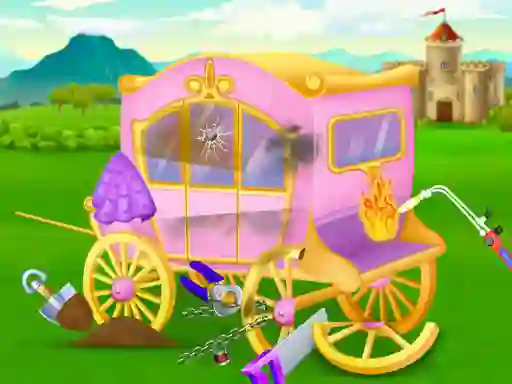 Гульня Princess Castle Cleaning онлайн