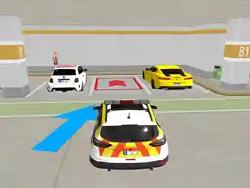 Гульня Real Car Parking Basement Driving School Simulator онлайн