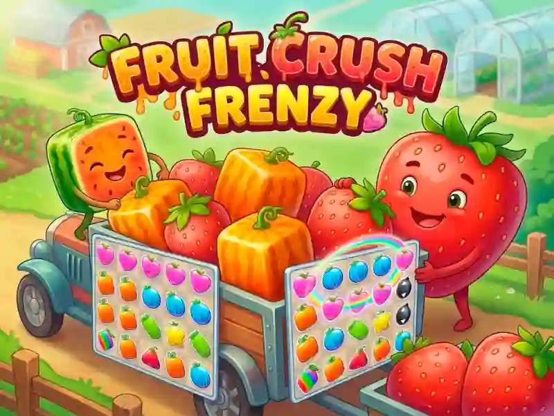 Гульня Fruit Crush Frenzy онлайн