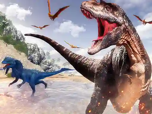Гульня Deadly Dinosaur Hunter Shooter онлайн