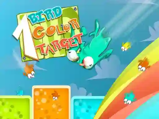 Гульня 1Bird 1Color 1Target онлайн