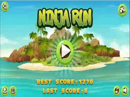 Гульня Ninja Run онлайн