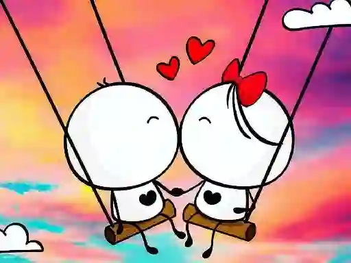Гульня Spot The Differences Happy Valentines Day онлайн