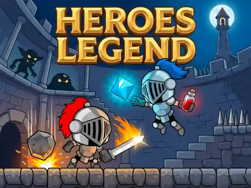 Гульня Heroes Legend онлайн