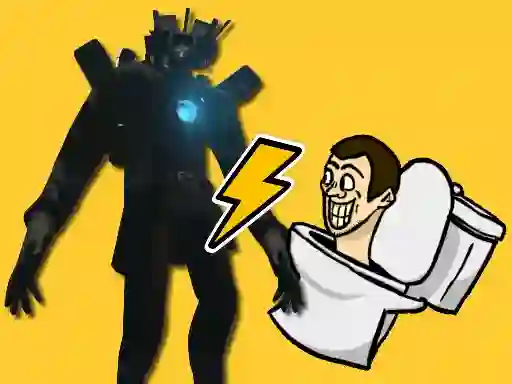 Гульня Skibidi Toilet Rush онлайн