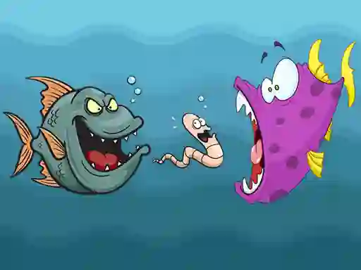 Гульня Angry Fish Coloring онлайн