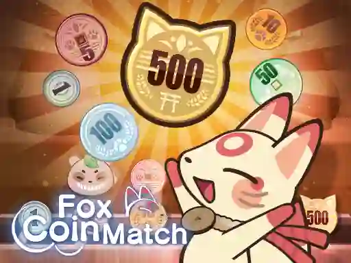 Гульня Fox Coin Match онлайн
