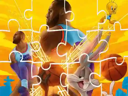 Гульня Space Jam Jigsaw онлайн