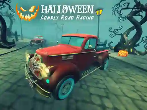 Гульня Halloween Lonely Road Racing онлайн