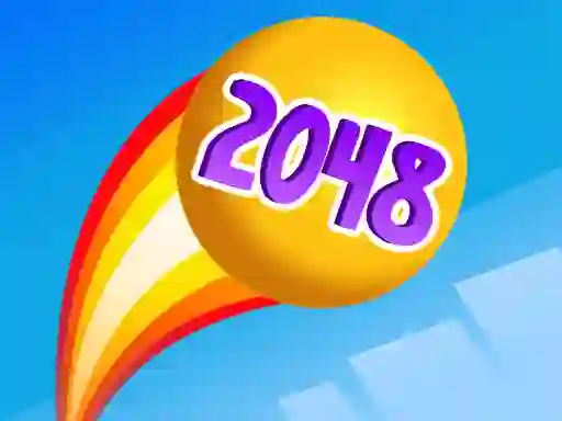 Гульня Rainbow Balls 2048 онлайн