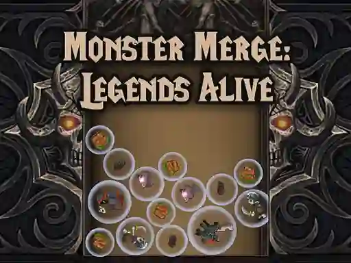 Гульня Monster Merge Legends Alive онлайн