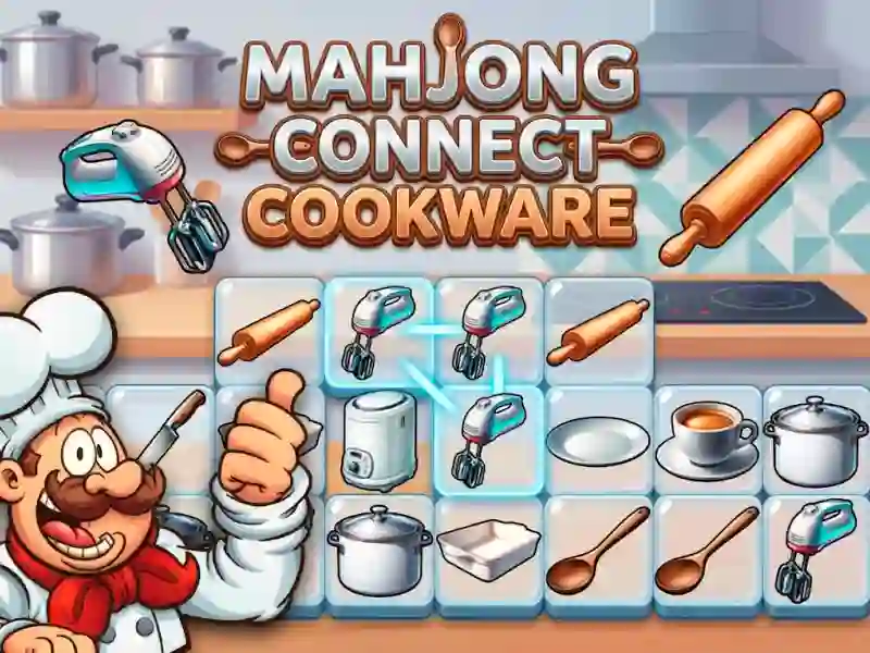 Гульня Mahjong Connect Cookware онлайн
