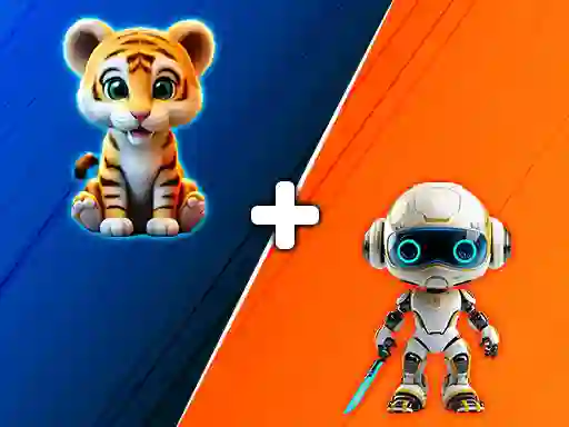 Гульня Animals Mix Up AI Hybrid онлайн