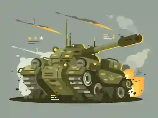 Гульня Military Vehicles Match 3 онлайн