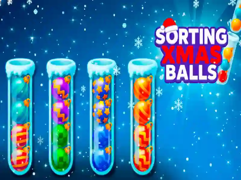 Гульня Sorting Xmas Balls онлайн