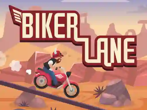 Гульня Biker Lane онлайн