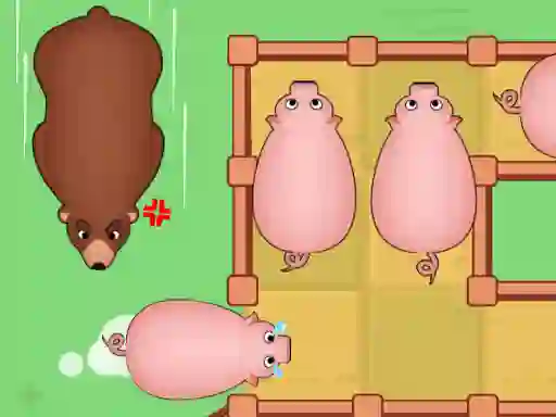 Гульня Save The Piggies онлайн