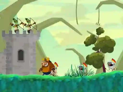 Гульня Castle Defense 2d онлайн