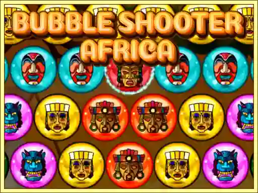 Гульня Bubble Shooter Africa онлайн