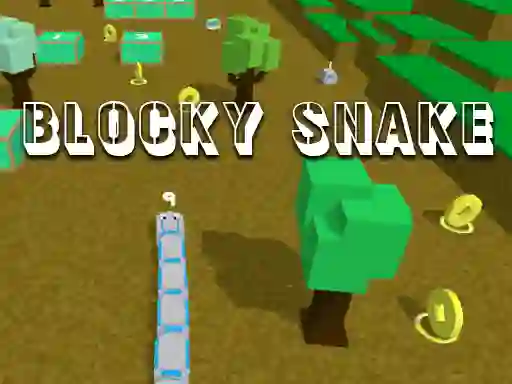 Гульня Blocky Snake онлайн