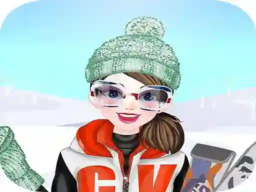 Гульня Happy Ski Dressup онлайн