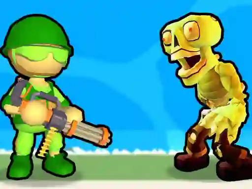 Гульня Destruction of Stickman Zombie онлайн