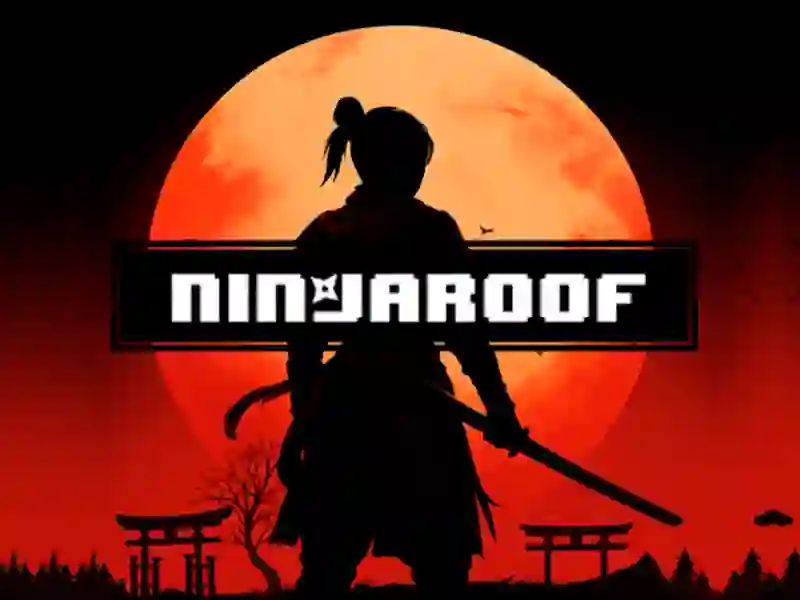 Гульня Ninja Roof онлайн