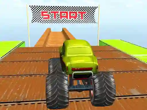 Гульня Mega ramp Monster truck онлайн