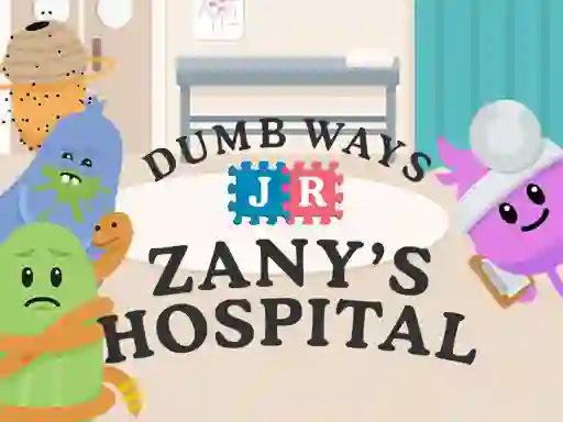 Гульня Dumb Ways Jr Zany's Hospital онлайн