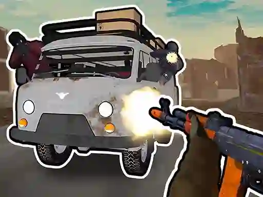 Гульня Road Chase. Shooter Realistic Guns онлайн