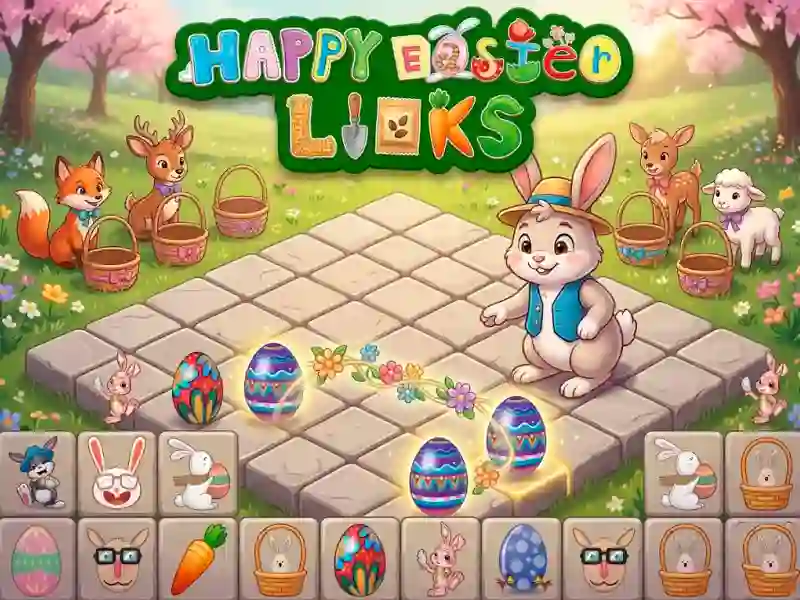 Гульня Happy Easter Links онлайн