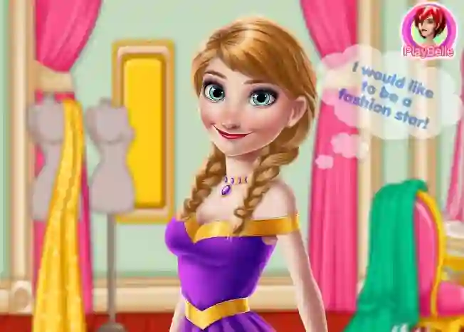 Гульня Ice Princess Modeling Carrer онлайн