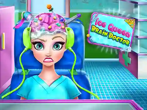 Гульня Ice Queen Brain Doctor онлайн