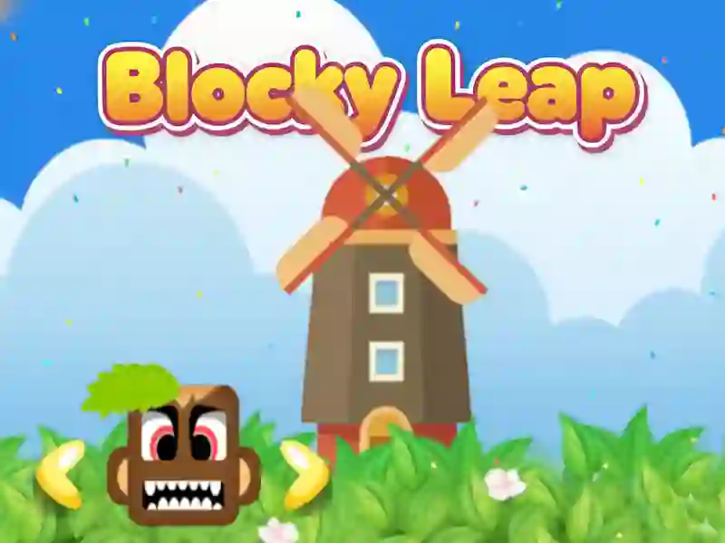 Гульня Blocky Leap онлайн