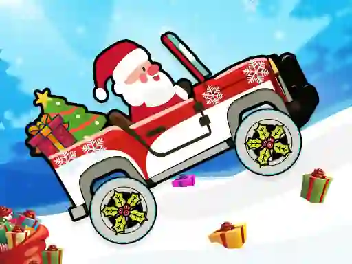 Гульня Santa Hill Climbing онлайн