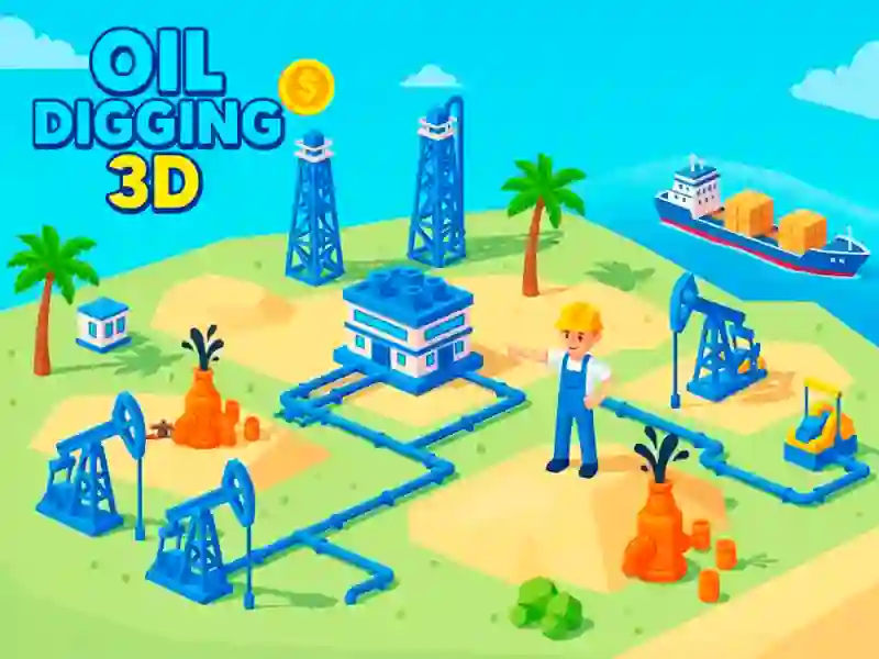 Гульня Oil Digging 3D онлайн