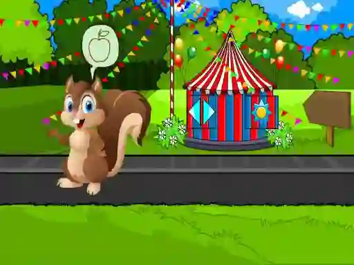 Гульня Feed the squirrel онлайн