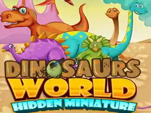 Гульня Dinosaurs World Hidden Miniature онлайн