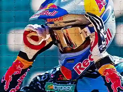 Гульня Motocross Puzzle Challenge онлайн