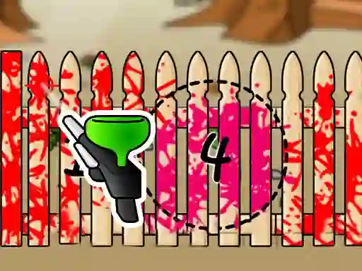 Гульня Paint the Fence онлайн