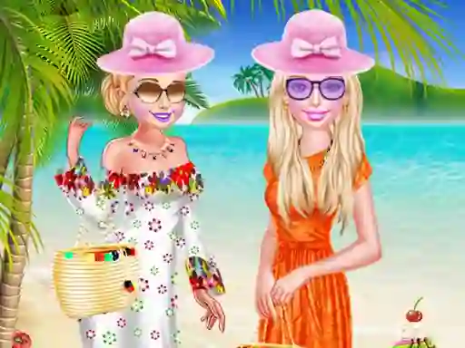 Гульня BFF Spring Beach Holiday онлайн