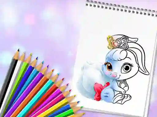 Гульня Cute Animals Coloring Book онлайн